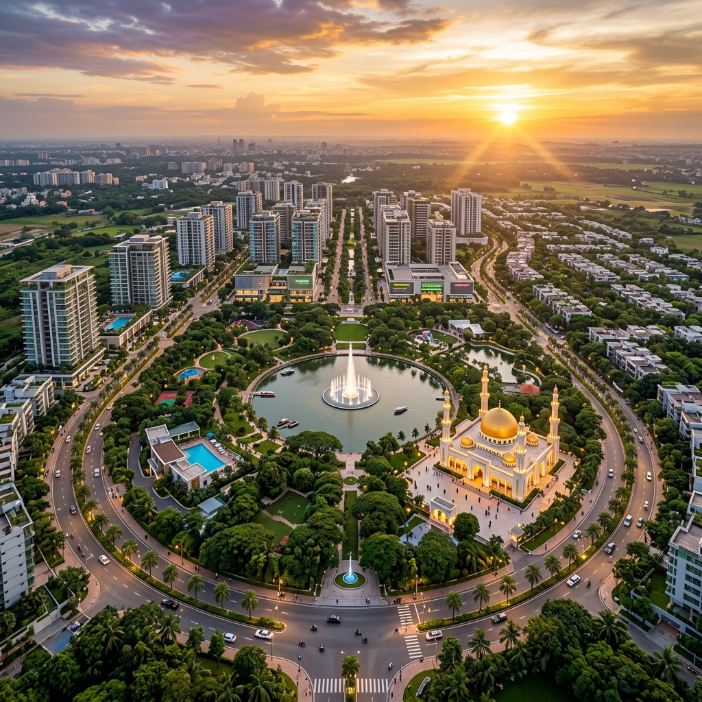 Elistar Green City aerial view